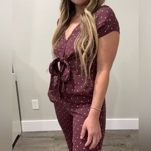 Abercrombie jumpsuit with front tie, NWT